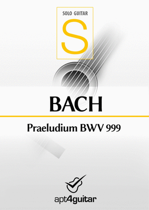 Book cover for Praeludium BWV 999