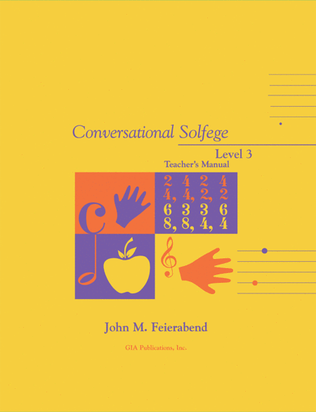 Book cover for Conversational Solfege, Level 3 - Teacher's edition