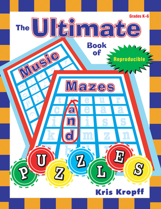 Book cover for The Ultimate Book of Music Mazes and Puzzles
