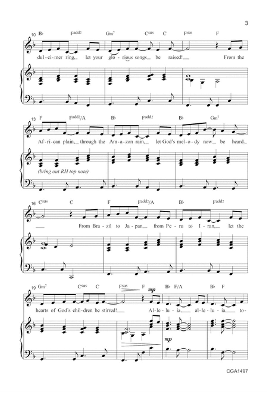 With One Voice 2-Part scores gallery preview page 3
