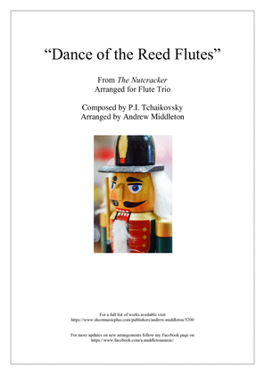 Book cover for Dance of the Reed Flutes arranged for Flute Trio