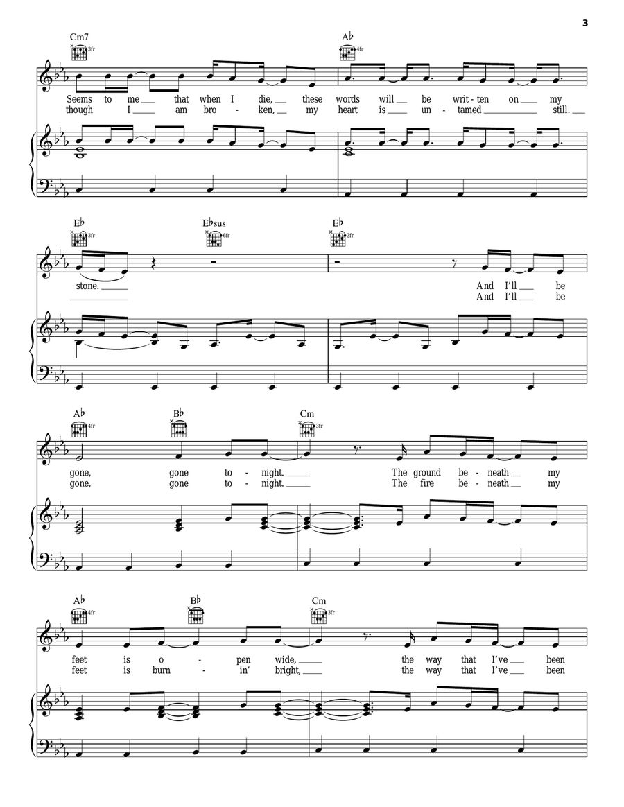 Story Of My Life Acoustic Guitar scores gallery preview page 3