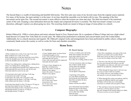 Sacred Harp Suite No. 1 image number null