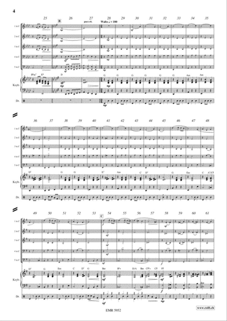Frere Jacques Concert Band scores gallery preview page 4