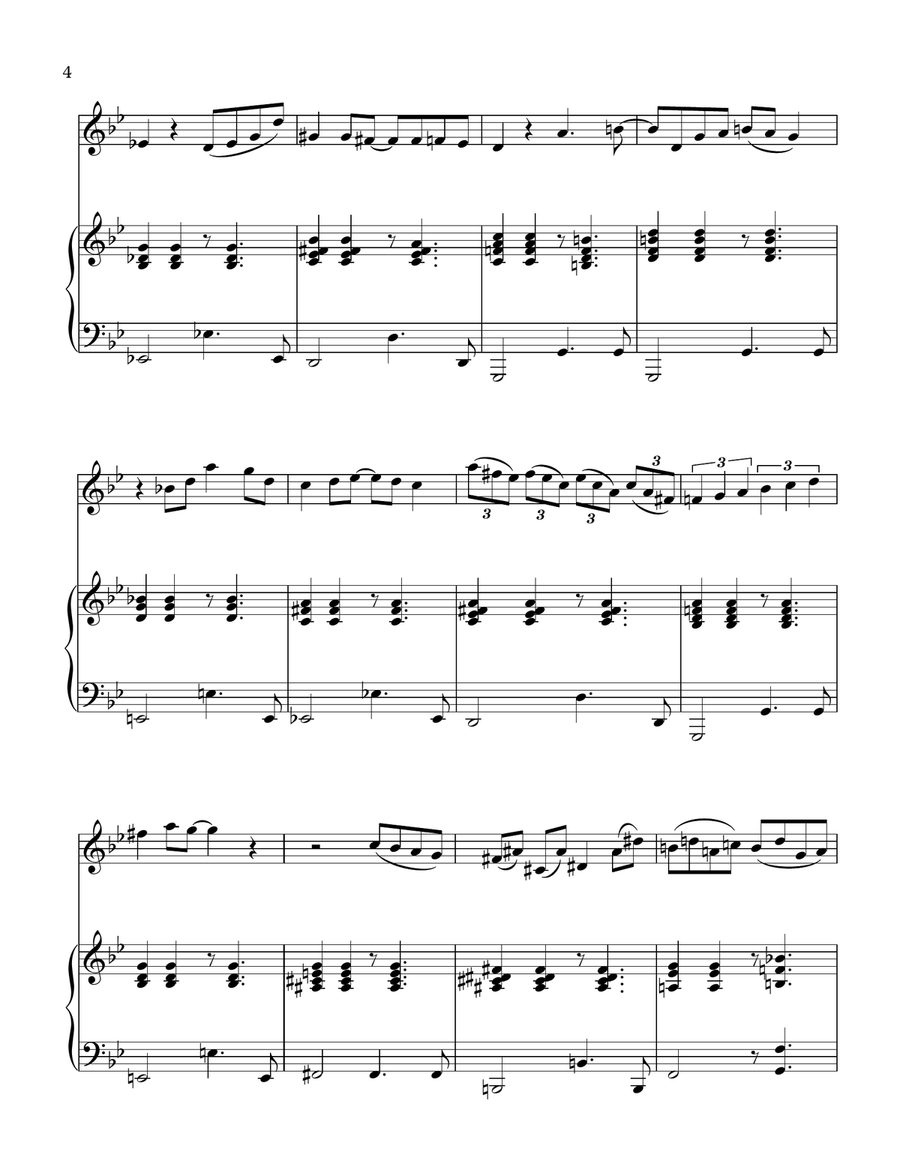 La Belle Dame Sans Regrets by Sting Flute Solo - Digital Sheet Music page 5