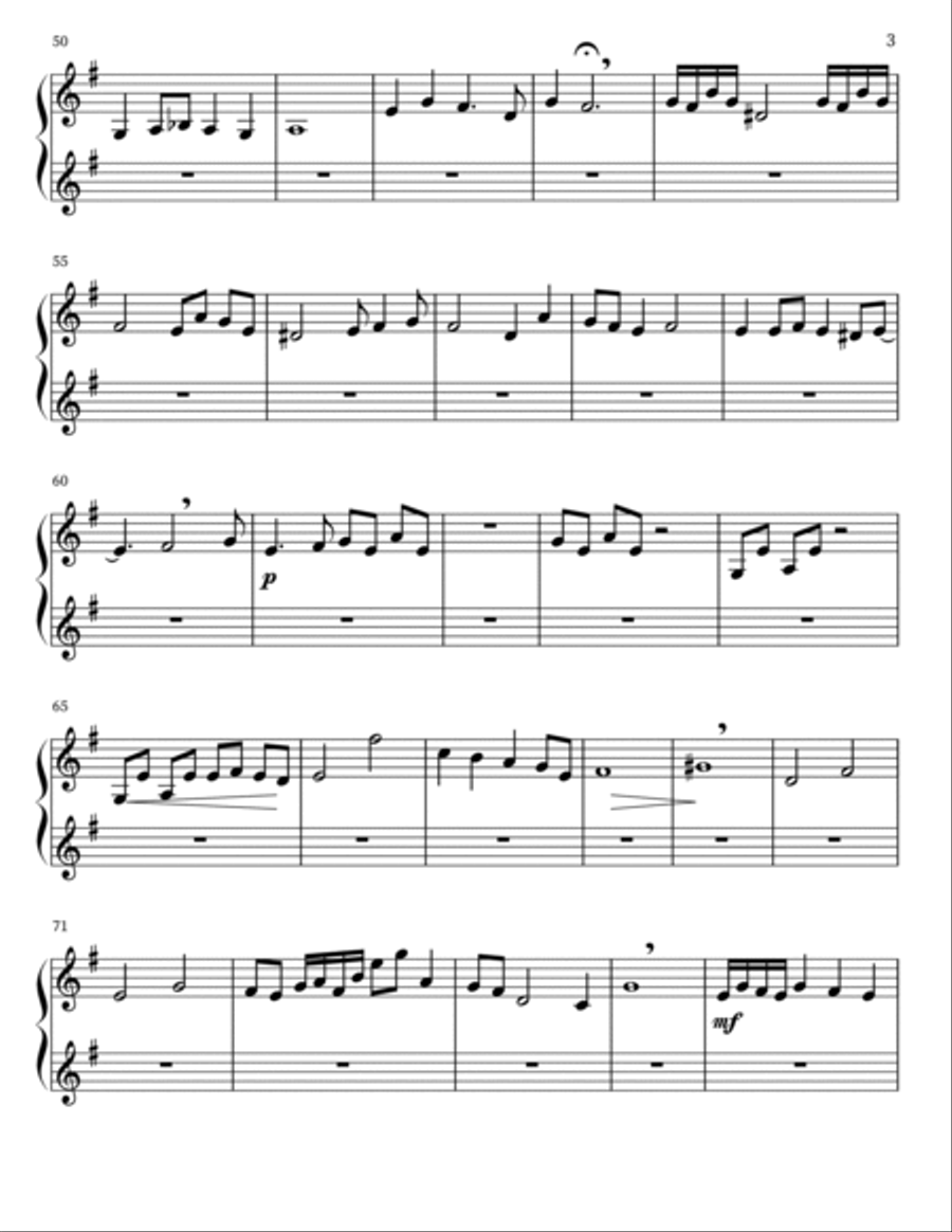 Senior's Melody Senior's Melody Violin Solo scores gallery preview page 3