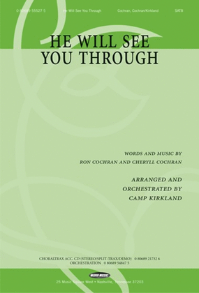 Book cover for He Will See You Through - Anthem