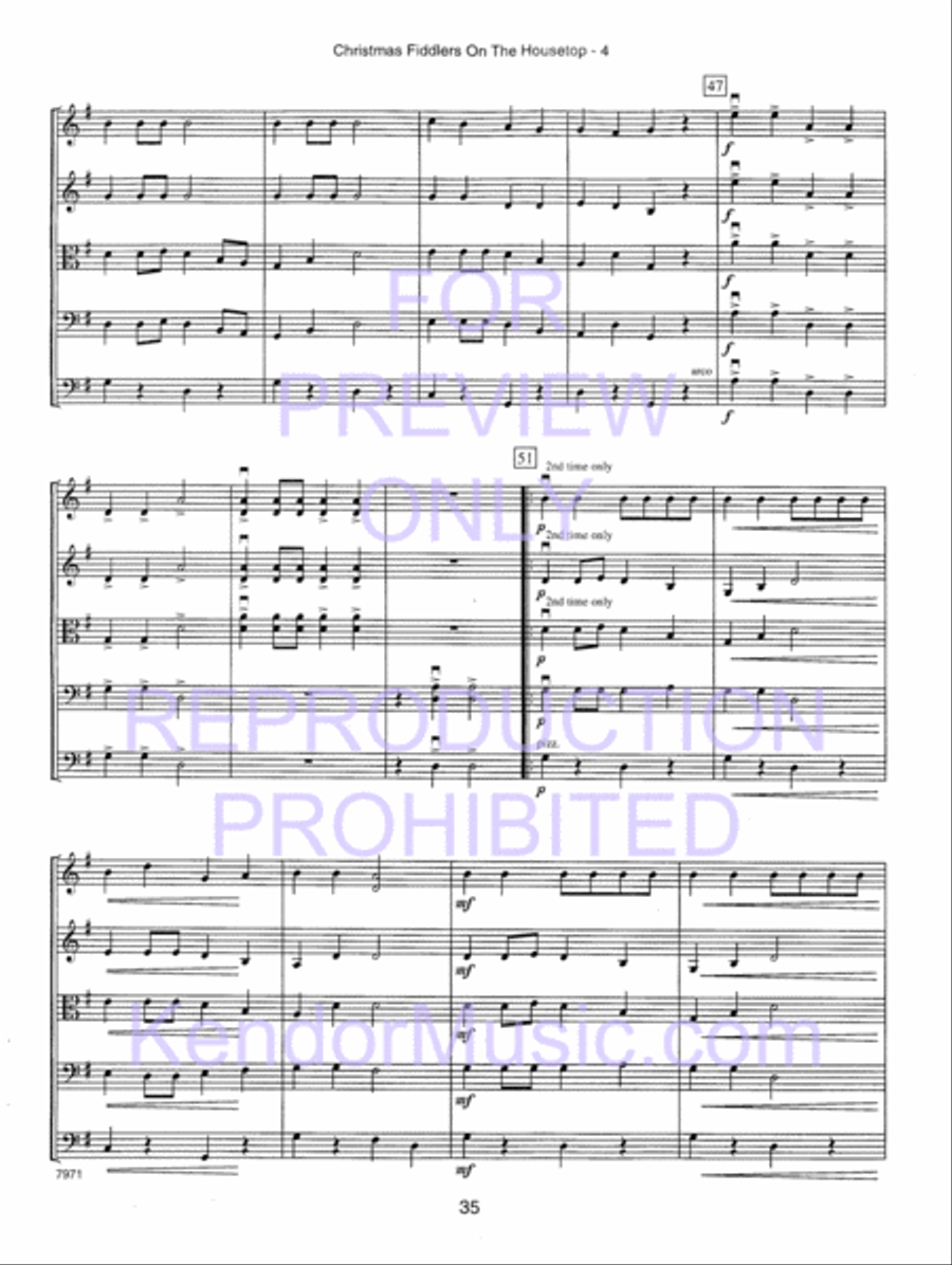 Kendor Concert Favorites , Volume 1 (Score) - with MP3s String Orchestra scores gallery preview page 40