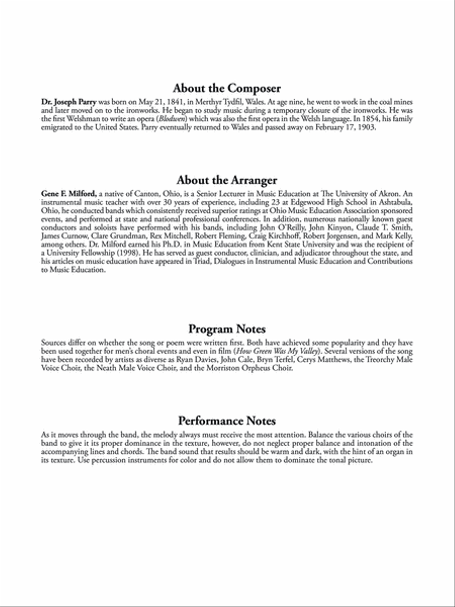 The Sun's Bright Glow (arr. Gene Milford) - Full Score Concert Band scores gallery preview page 2