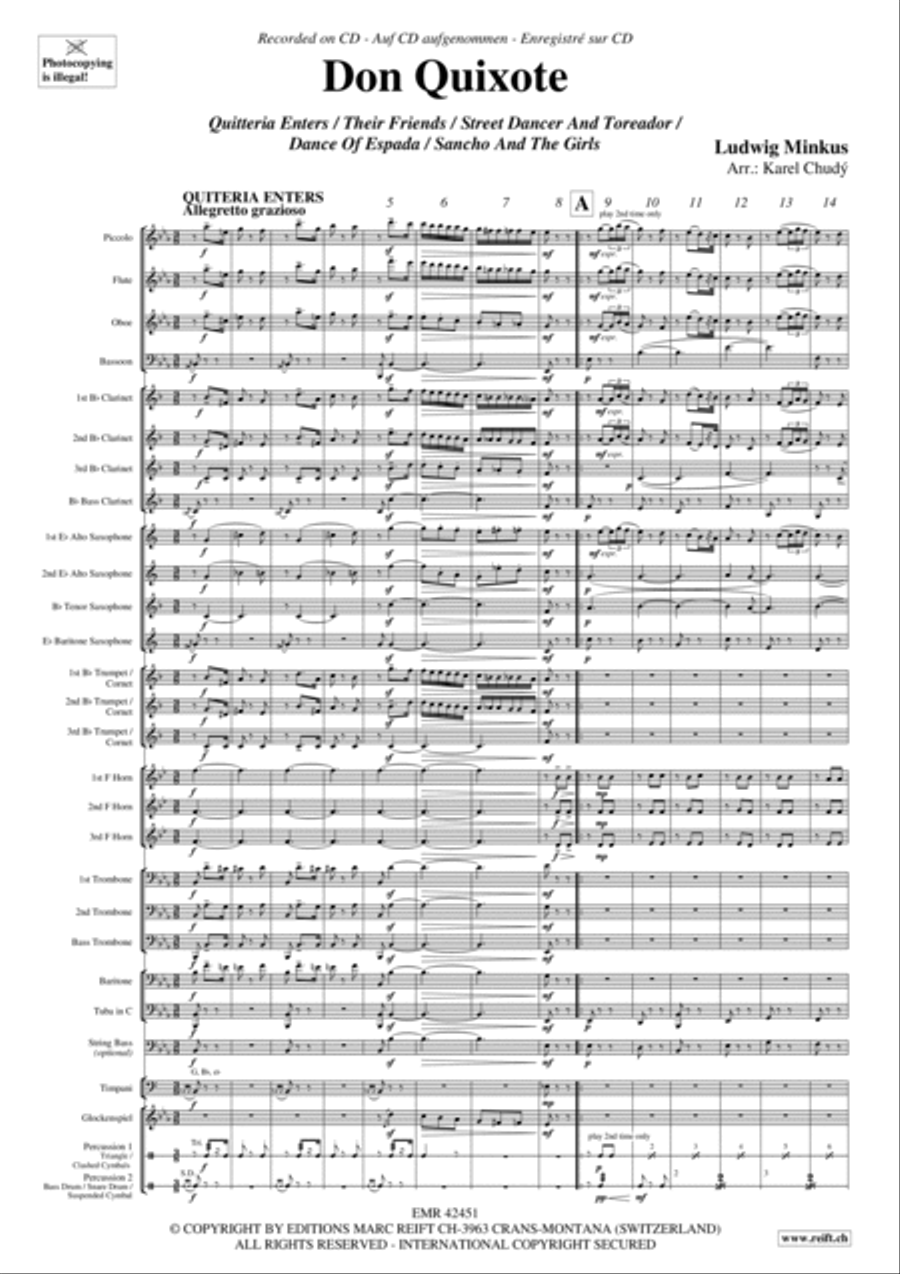 Don Quixote Concert Band scores gallery preview page 3
