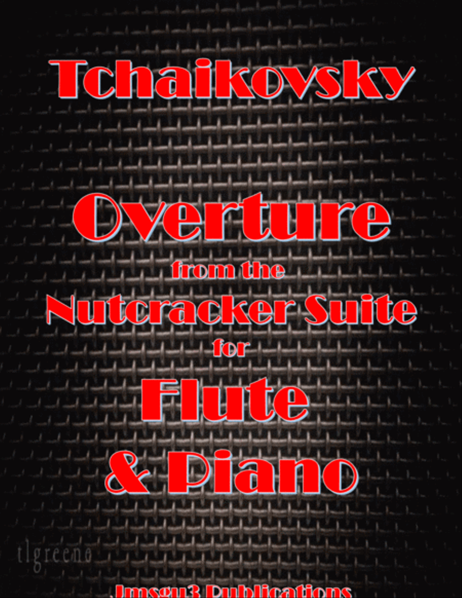 Tchaikovsky: Overture from Nutcracker Suite for Flute & Piano Flute Solo scores gallery preview page 1