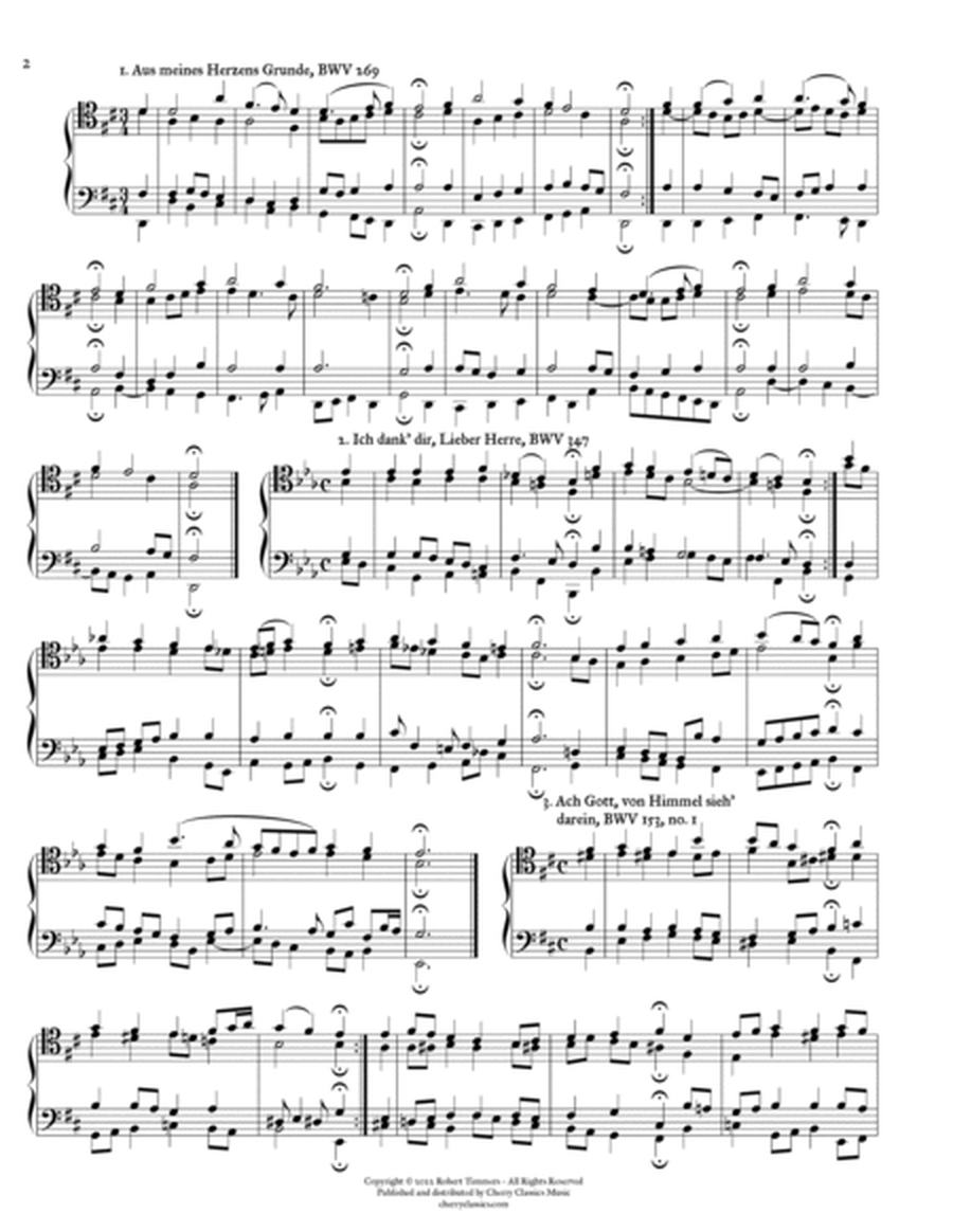 Bach Chorales for Trombone Quartet Volume 1