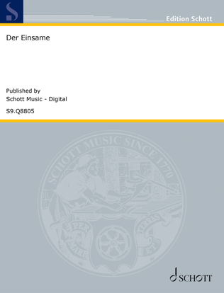 Book cover for Der Einsame