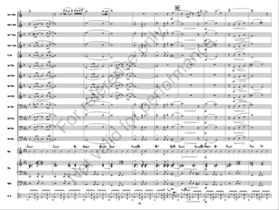 Autumn Afternoon Jazz Ensemble scores gallery preview page 8
