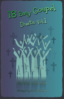 Book cover for 18 Easy Gospel Duets Vol.1 for Flute and Trumpet