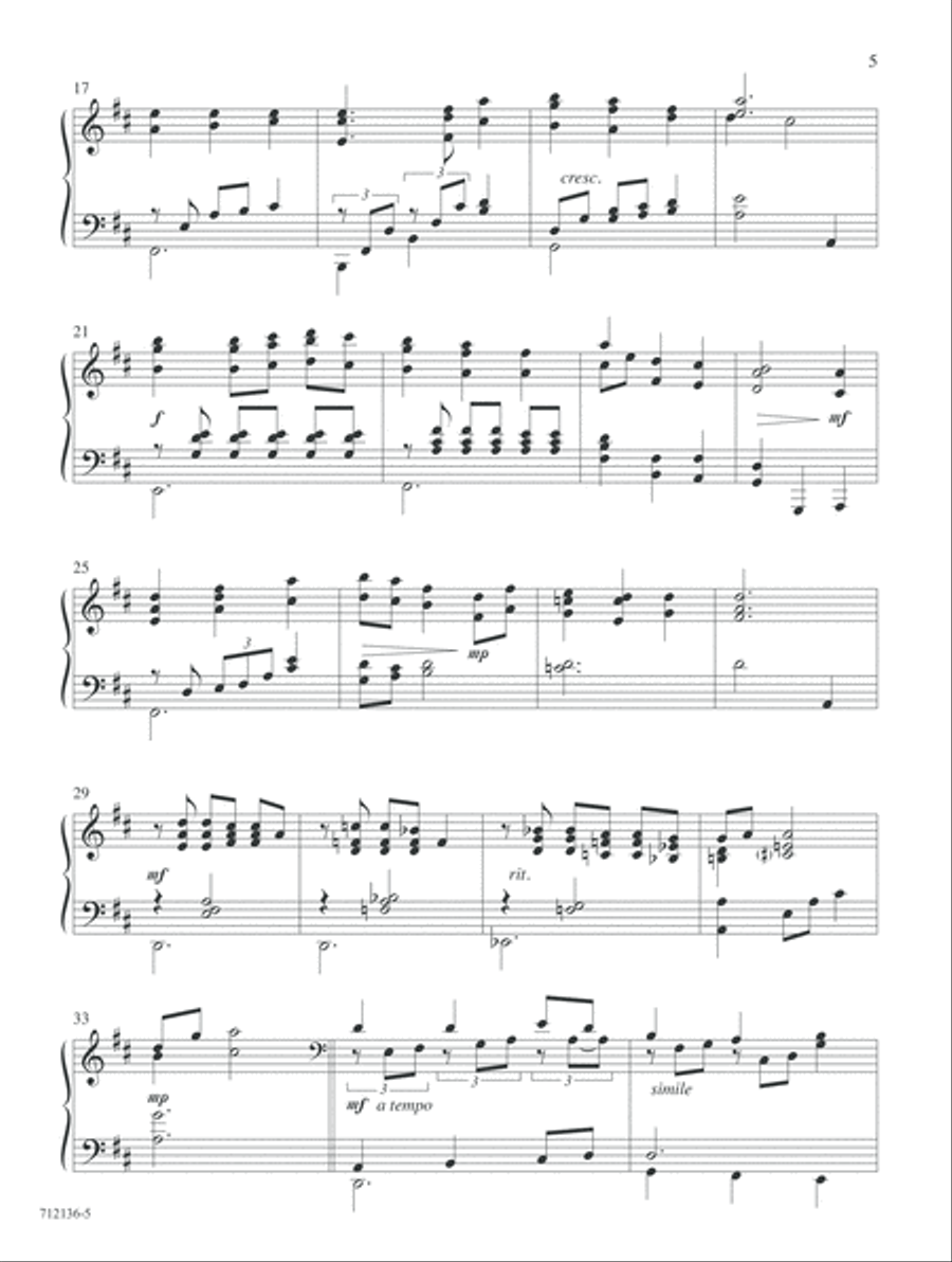 High King of Heaven Piano Solo scores gallery preview page 5