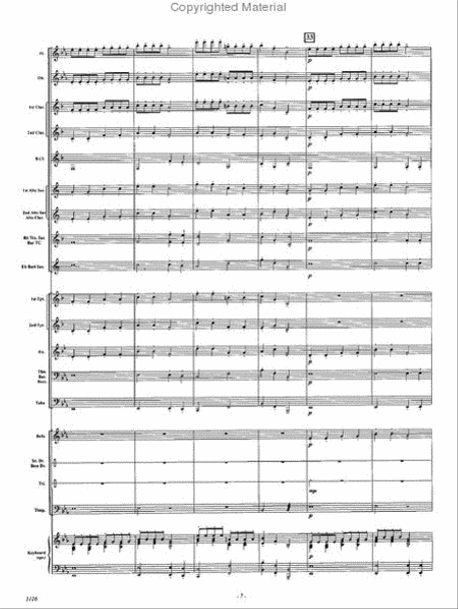 Surprise Symphony, 2nd movement Concert Band scores gallery preview page 6