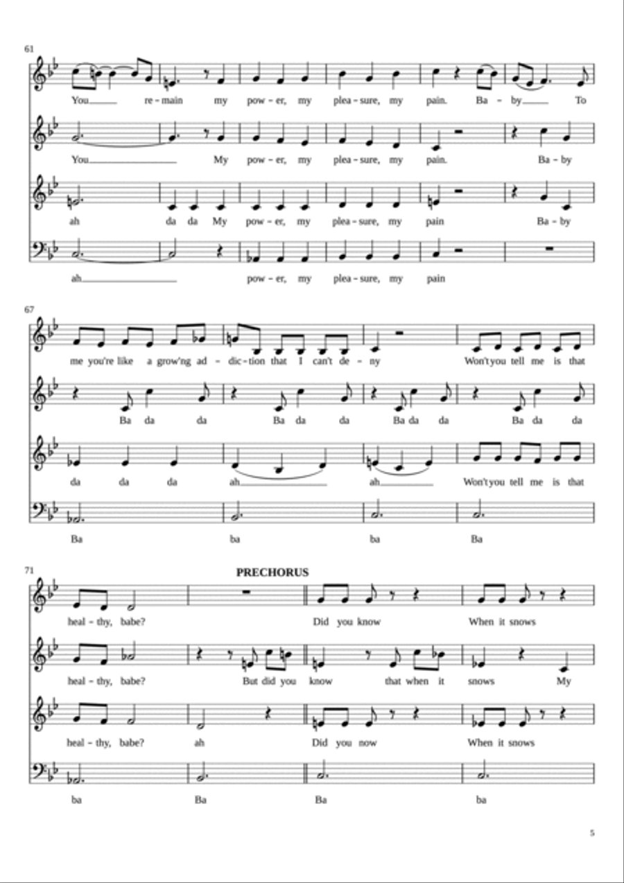 Kiss From A Rose 3-Part scores gallery preview page 6