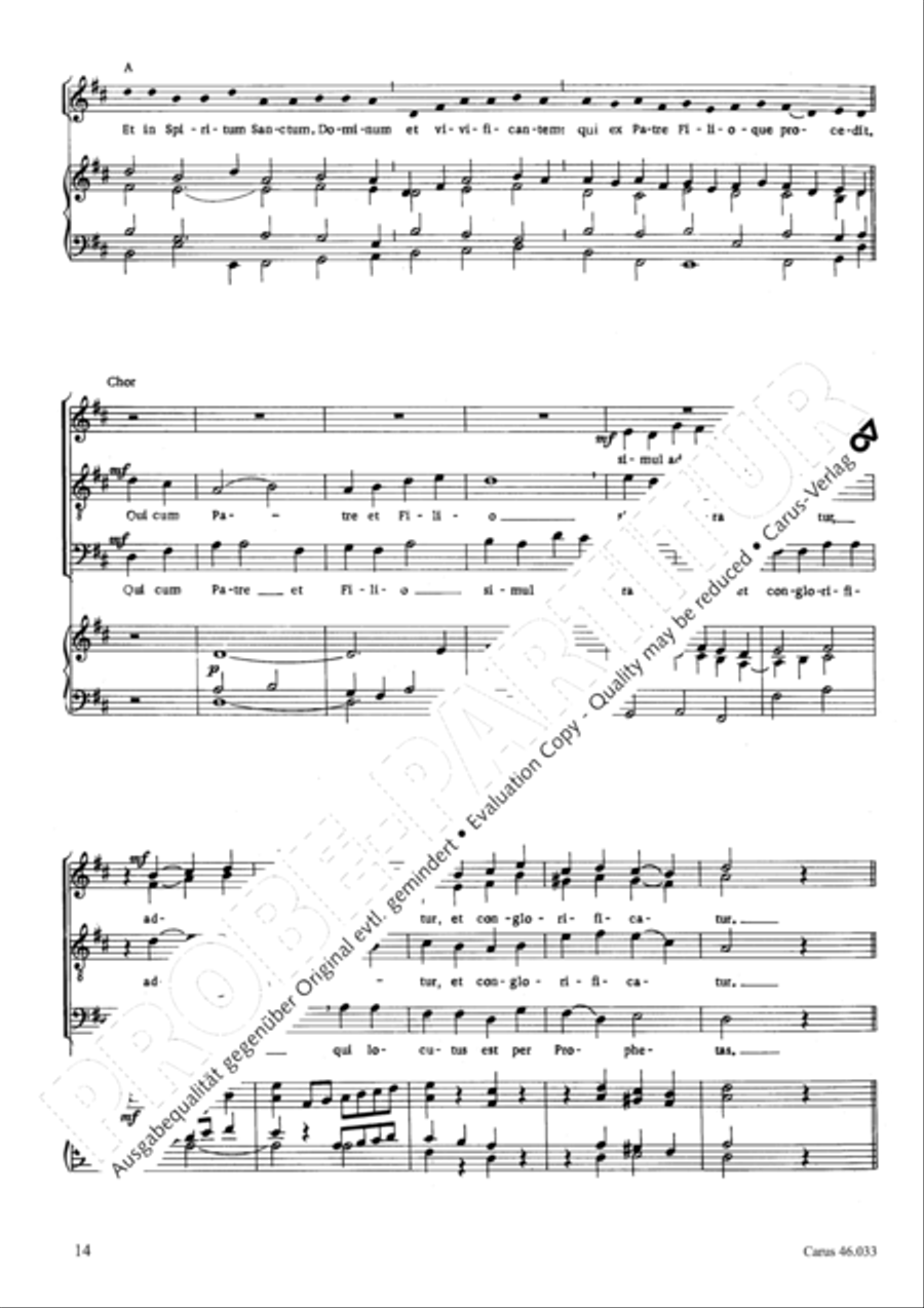 Missa Choralis zu GL 401-404 4-Part scores gallery preview page 15