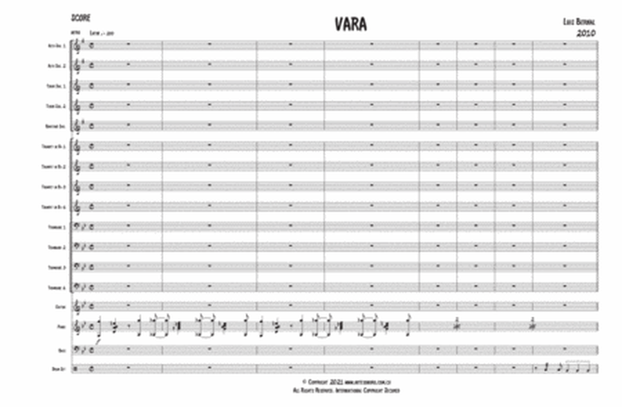 Vara (big band score) image number null
