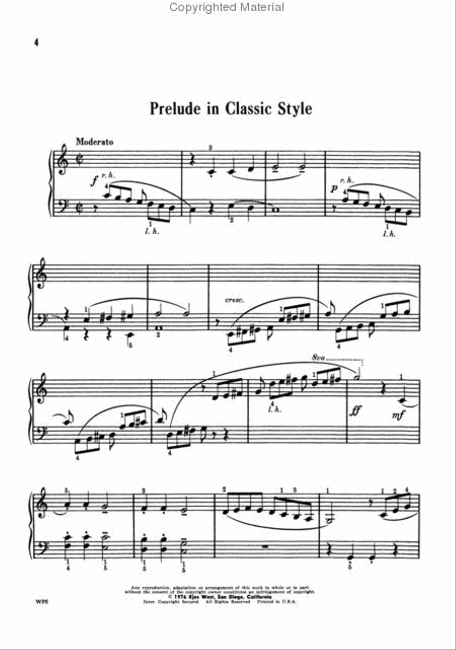 Piano Lessons, Level 4 Piano Method scores gallery preview page 3