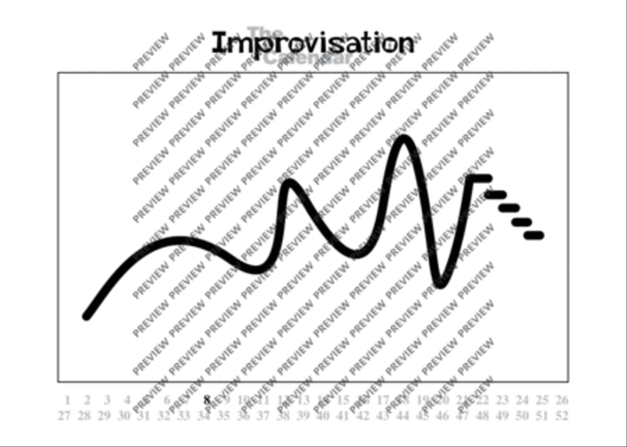 Improvisation Calendar Score scores gallery preview page 13