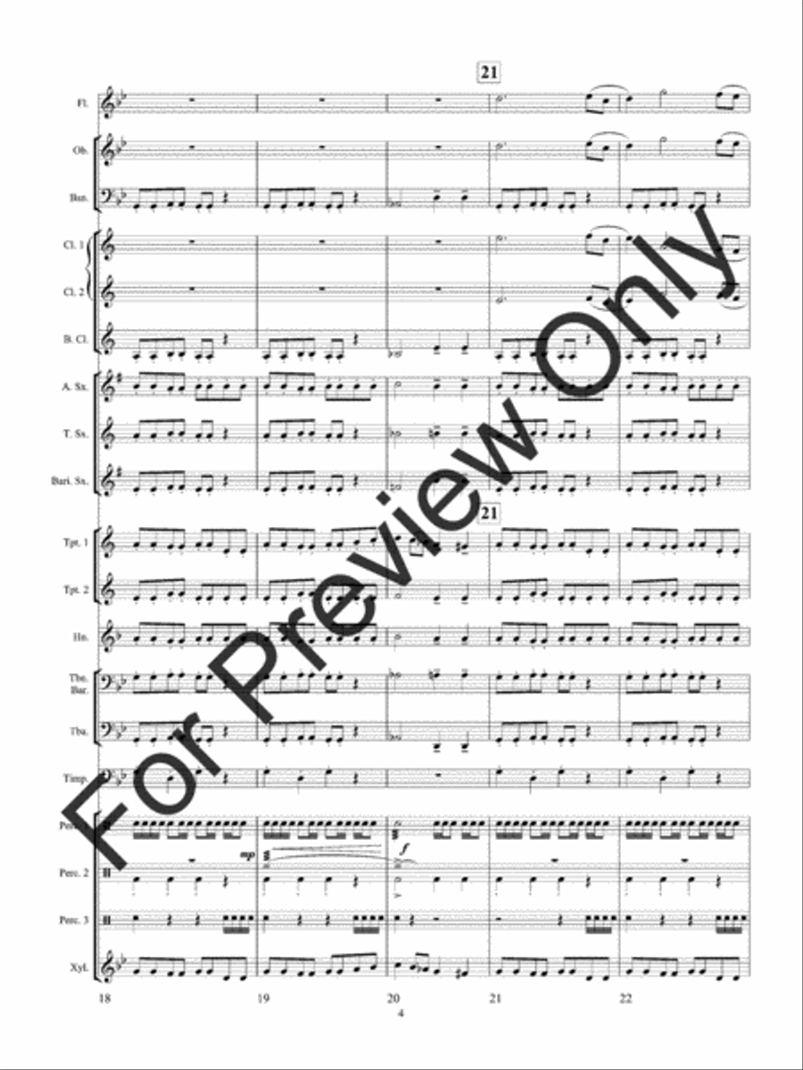 Poltergeist (Score) Concert Band scores gallery preview page 8