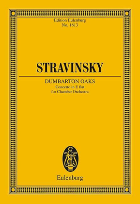 Book cover for Concerto in E-flat Major "Dumbarton Oaks"