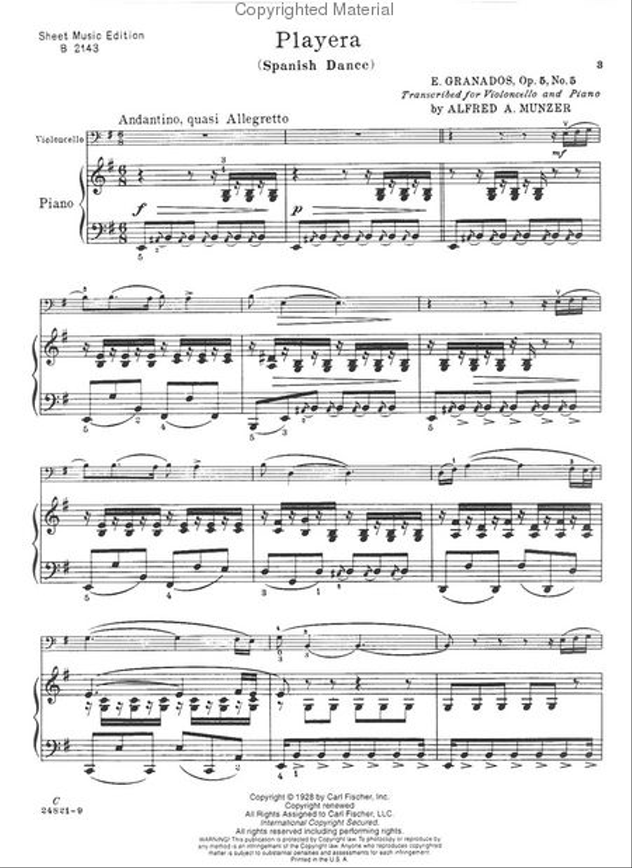 Playera Piano Accompaniment scores gallery preview page 2