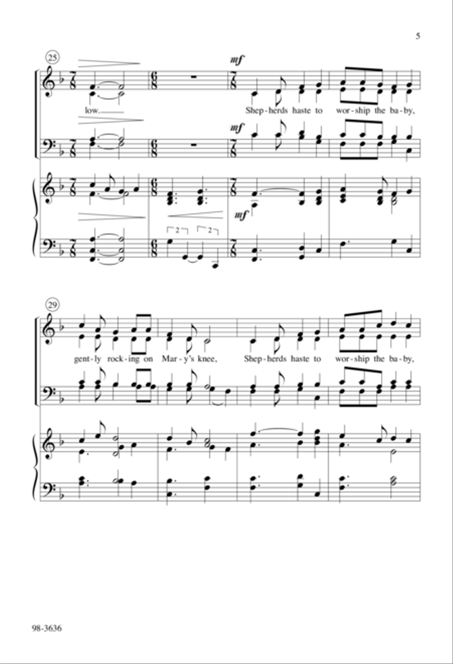 The Rocking Carol The Rocking Carol 4-Part scores gallery preview page 5