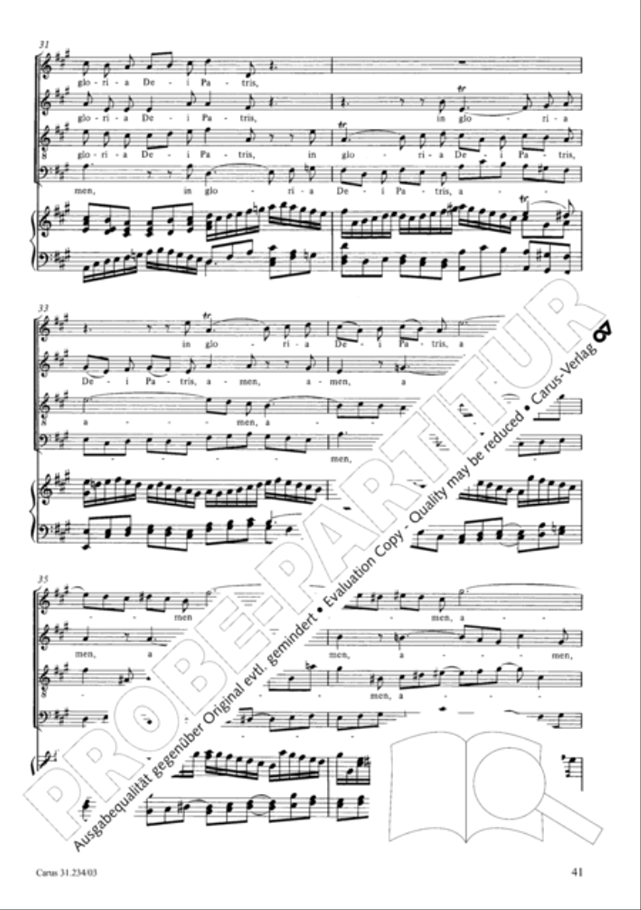 Mass in A major Mass in A major 4-Part scores gallery preview page 44