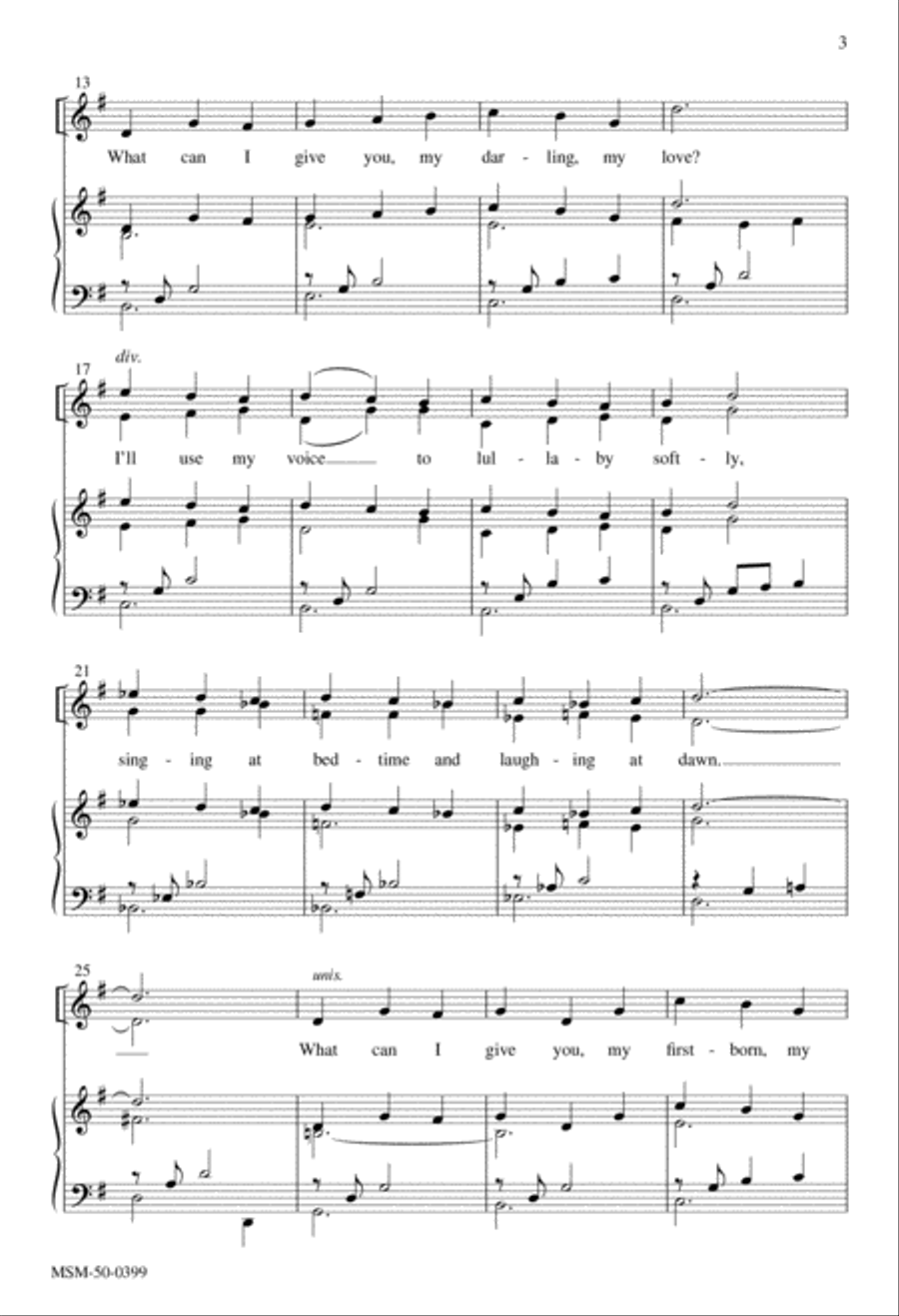 Carol of the Holy Family 4-Part scores gallery preview page 2