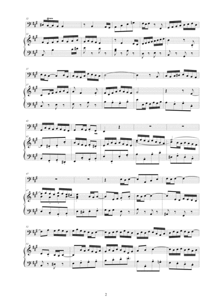 Bach - Aria (Herr, du siehst statt guter Werke) BWV 9 No.5 for Bassoon and Harpsichord image number null