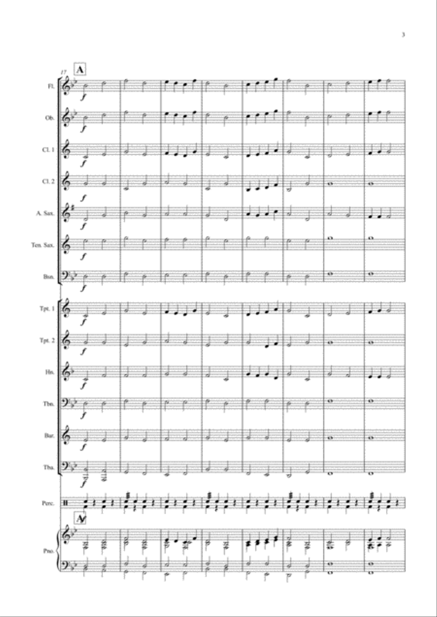 Stately March Concert Band scores gallery preview page 3