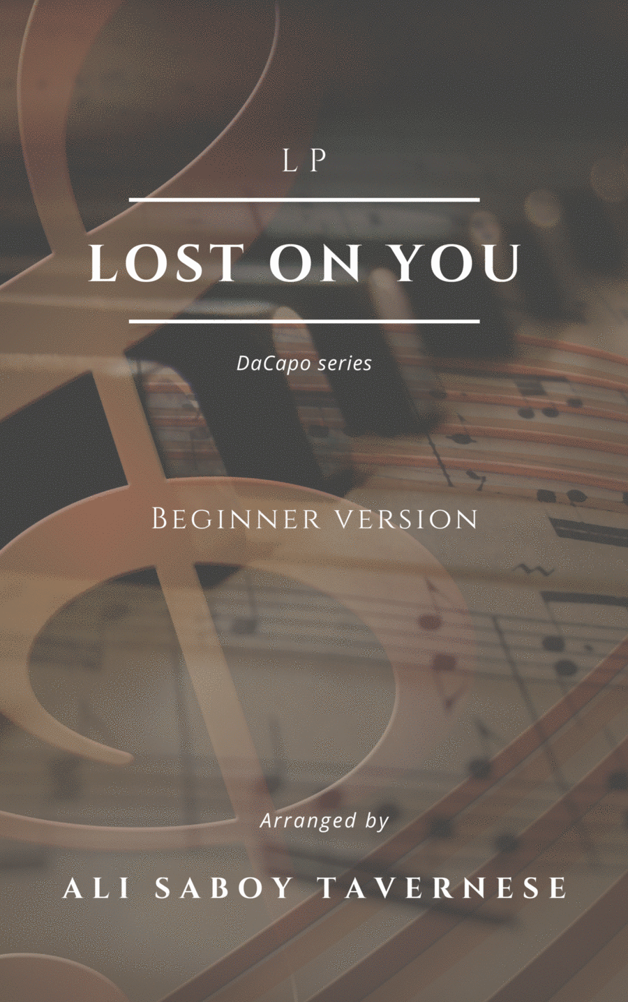 Lost On You Easy Piano scores gallery preview page 1