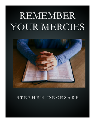 Book cover for Remember Your Mercies (Solo and SATB)