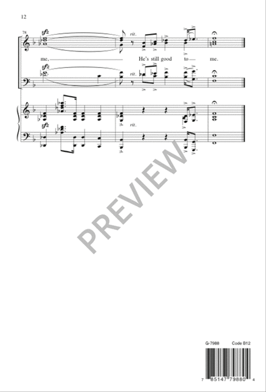 Still Good Still Good 4-Part scores gallery preview page 12