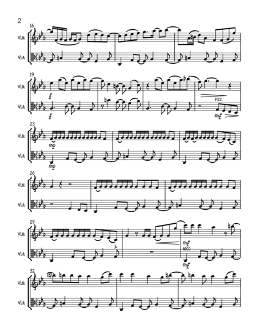 We Don't Talk About Bruno String Duet scores gallery preview page 2