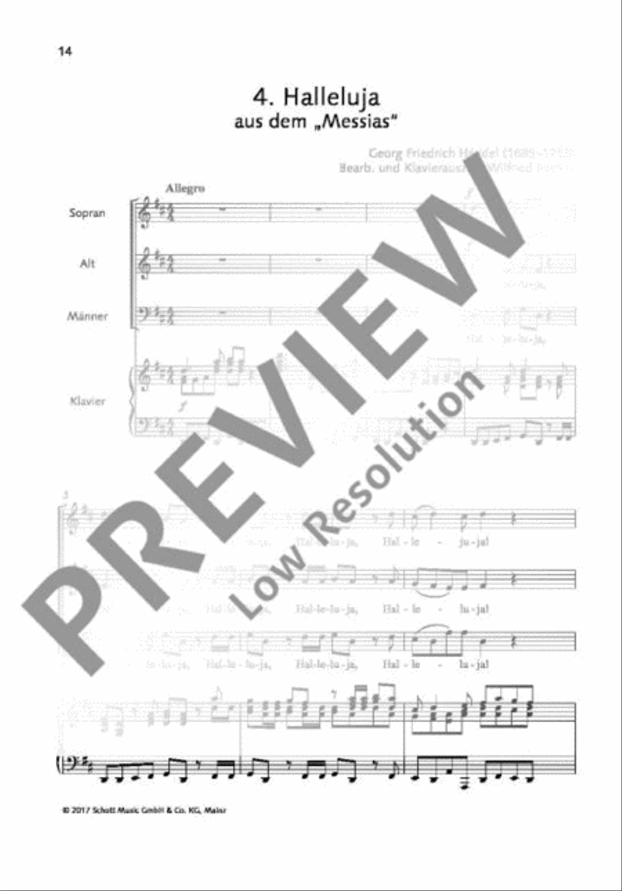 Halleluja 3-Part scores gallery preview page 2