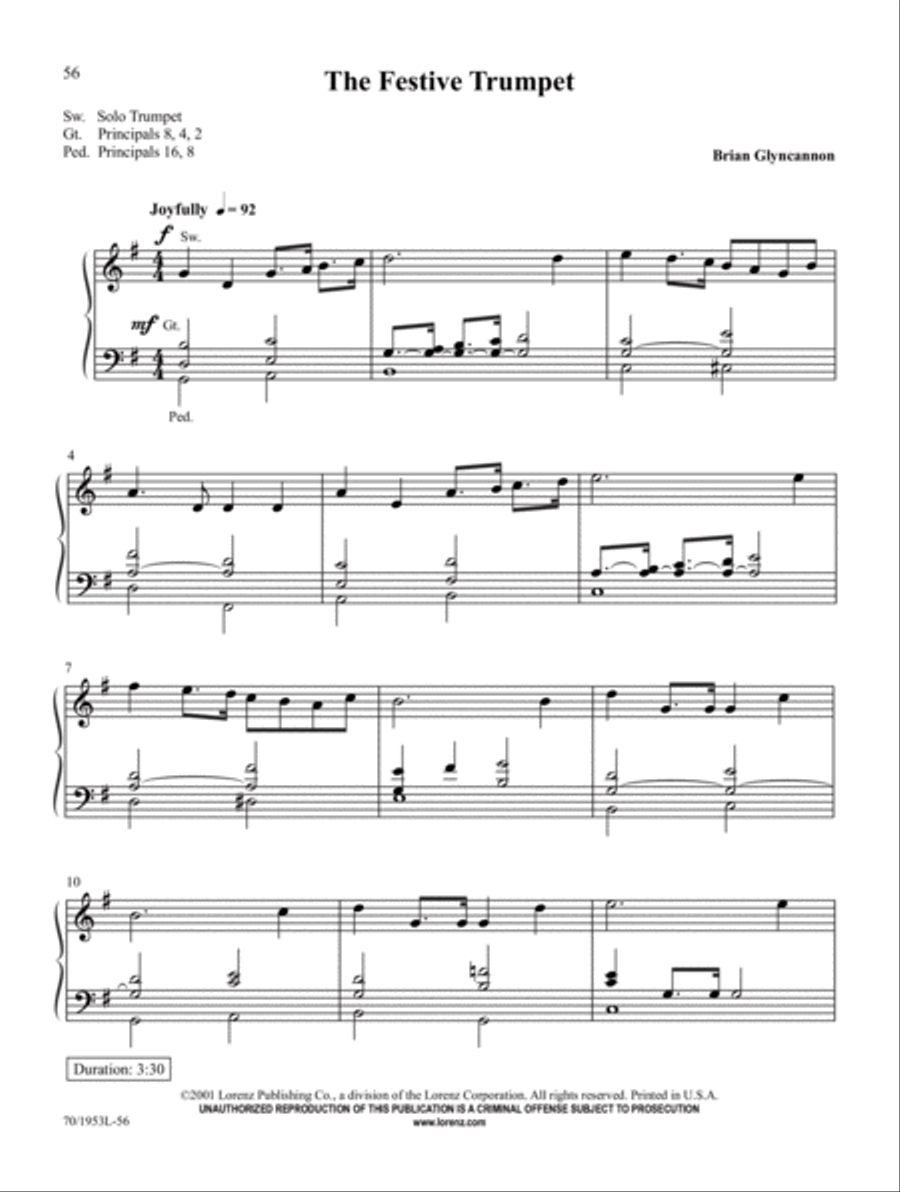 Sound the Trumpet Trumpet scores gallery preview page 19