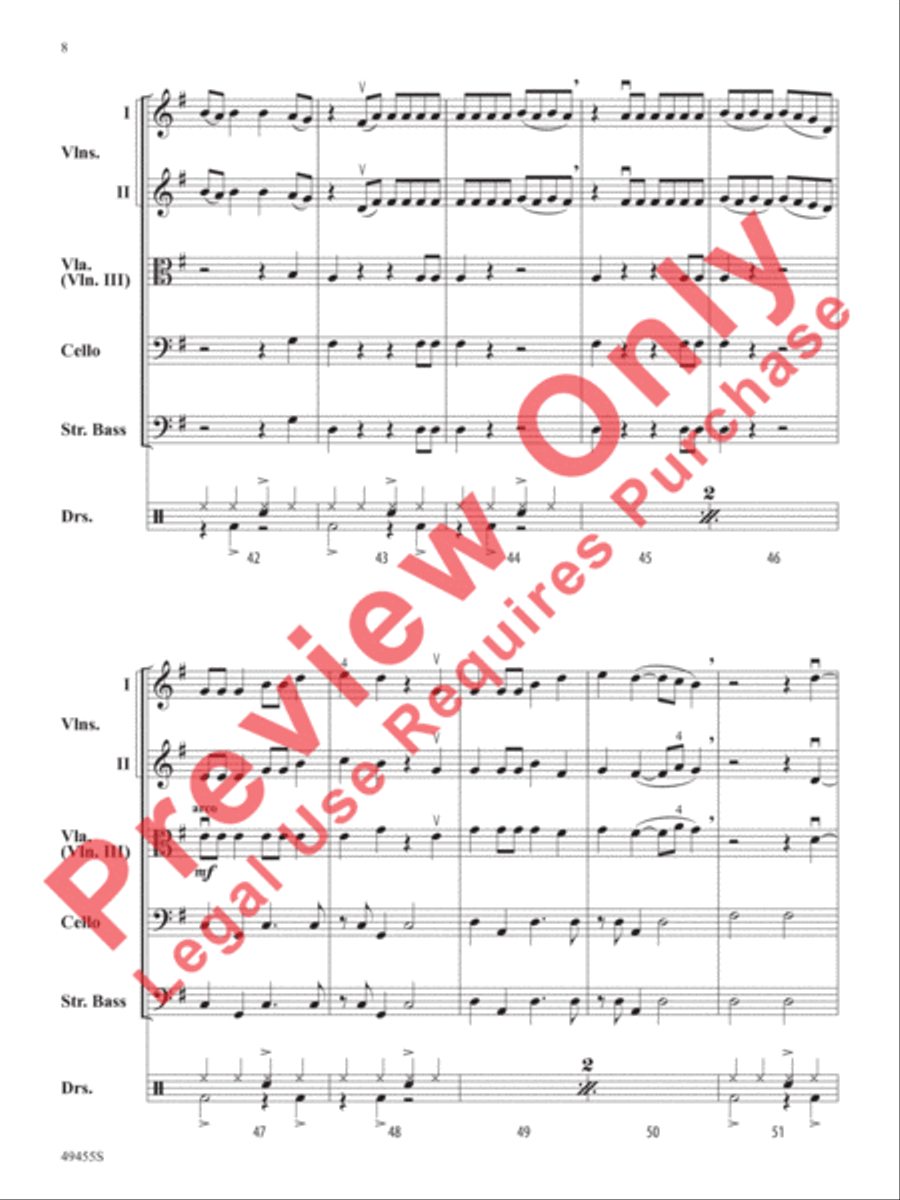 Fancy Like String Orchestra scores gallery preview page 9