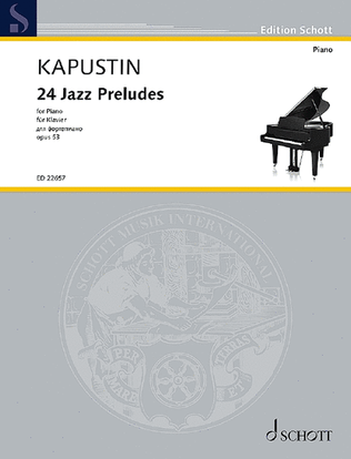 Book cover for 24 Jazz Preludes