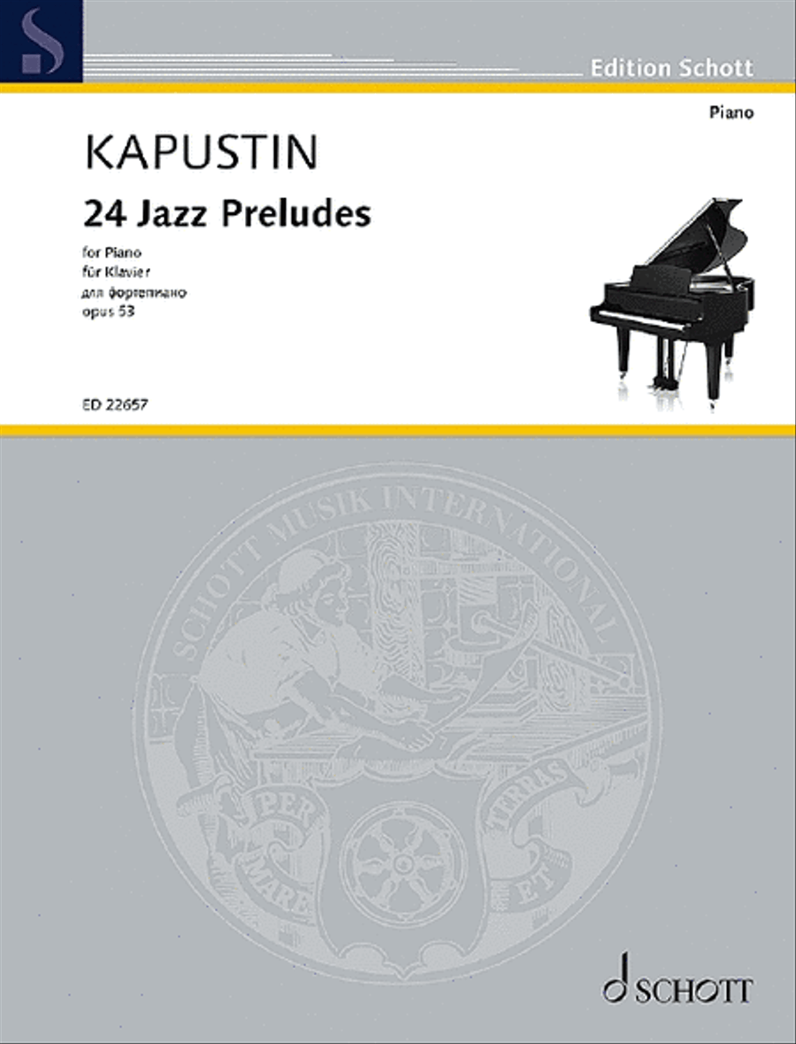 Book cover for 24 Jazz Preludes