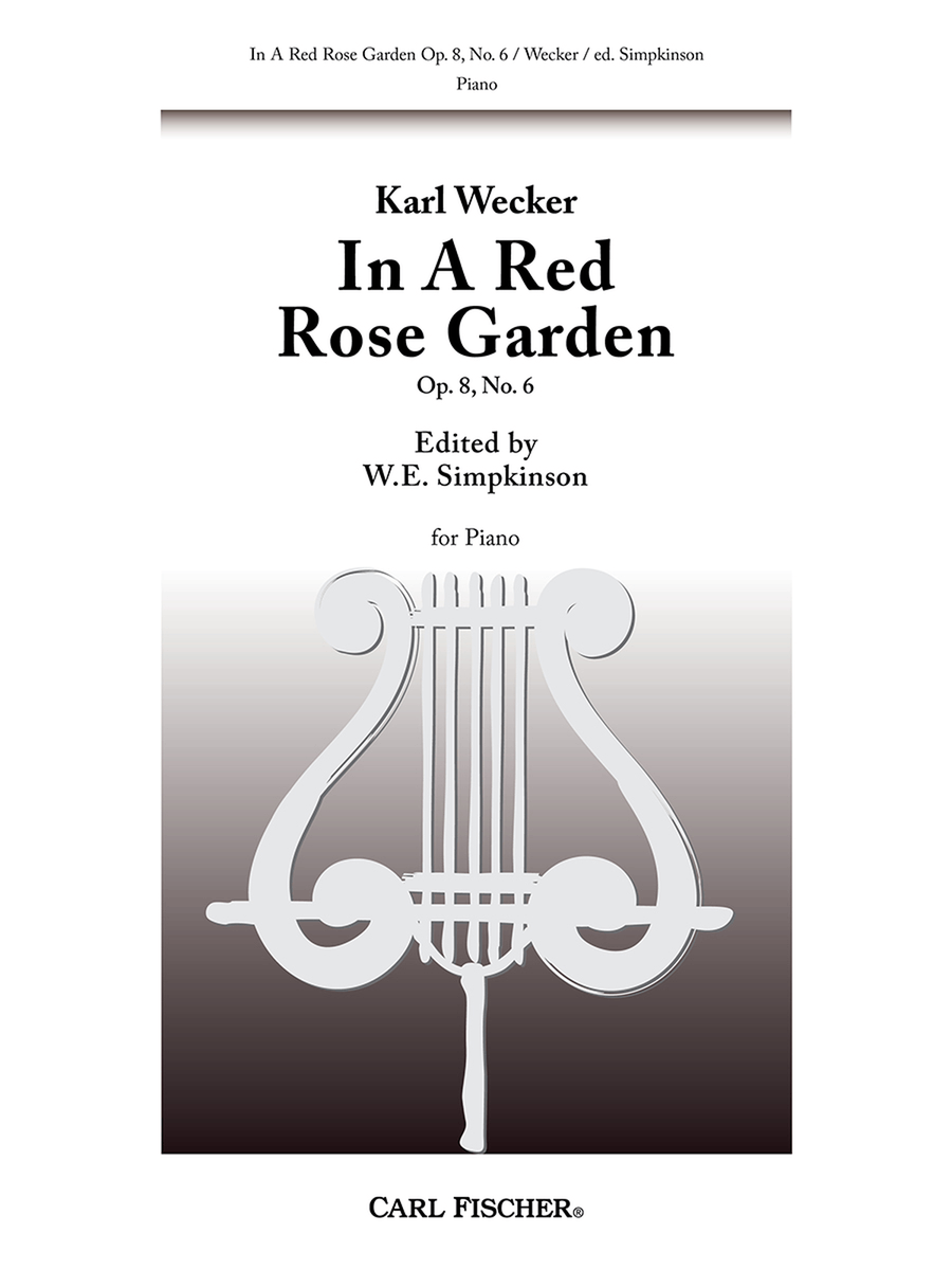 In A Red Rose Garden Op. 8, No. 6 School and Community scores gallery preview page 1