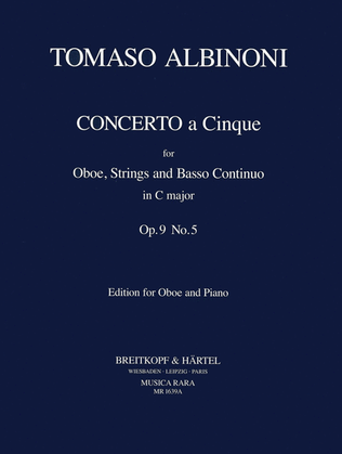 Concerto a 5 in C Op. 9/5