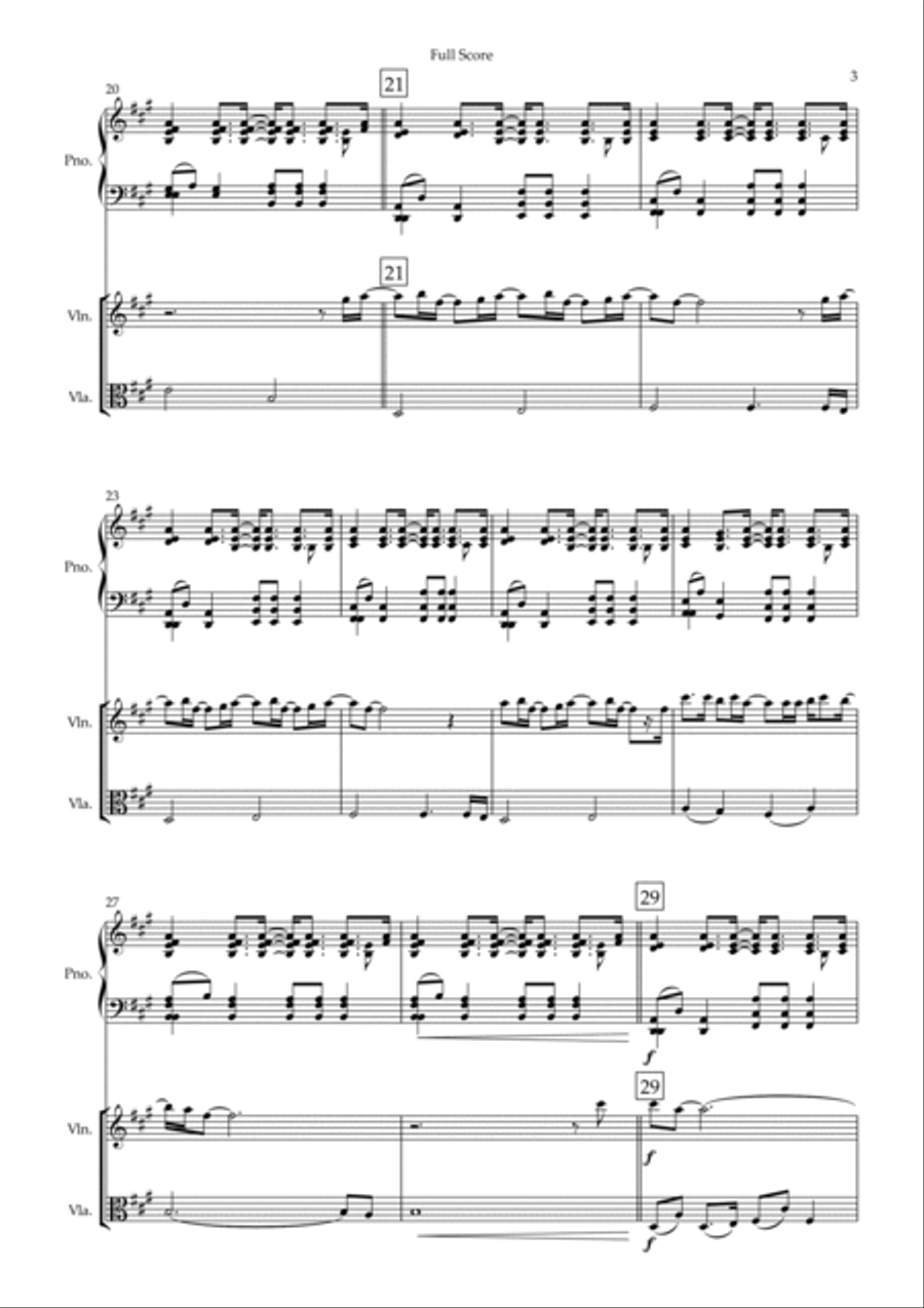 Wonderwall String Duet scores gallery preview page 3