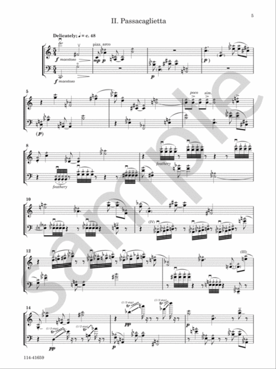 Sonatina in the Shape Of A Pearl Chamber Music scores gallery preview page 6