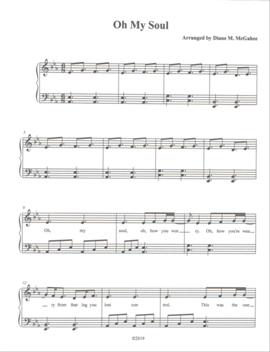 Oh My Soul Oh My Soul Small Ensemble scores gallery preview page 1