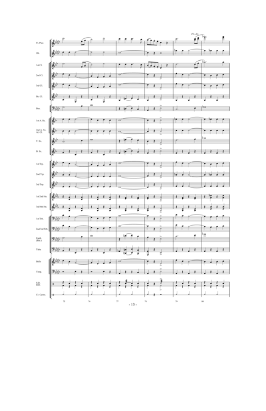 Burma Patrol Concert Band scores gallery preview page 12