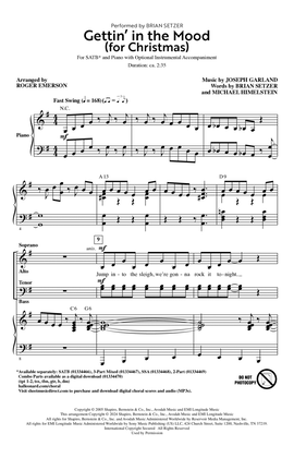Gettin' In The Mood (For Christmas) (arr. Roger Emerson)